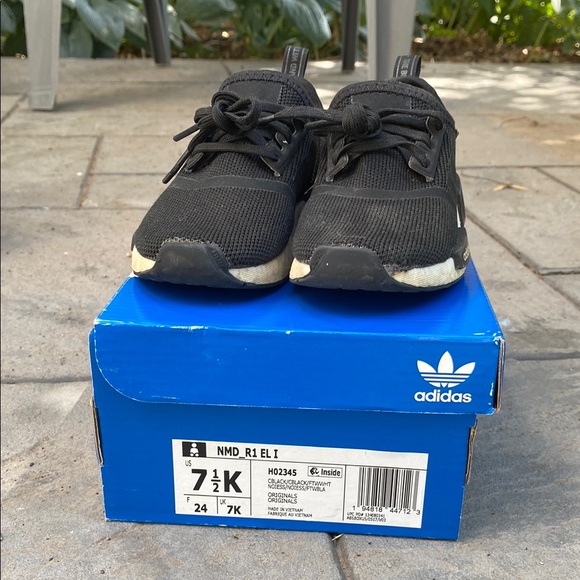 Adidas Black and White NMD Sneakers - Picture 1 of 6
